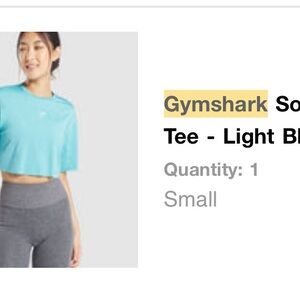 Gymshark Women's  Crop Tee